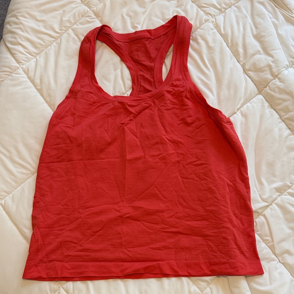 lululemon athletica Red Tank Top
